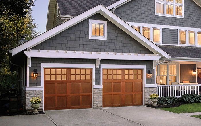 Carriage-house style garage doors