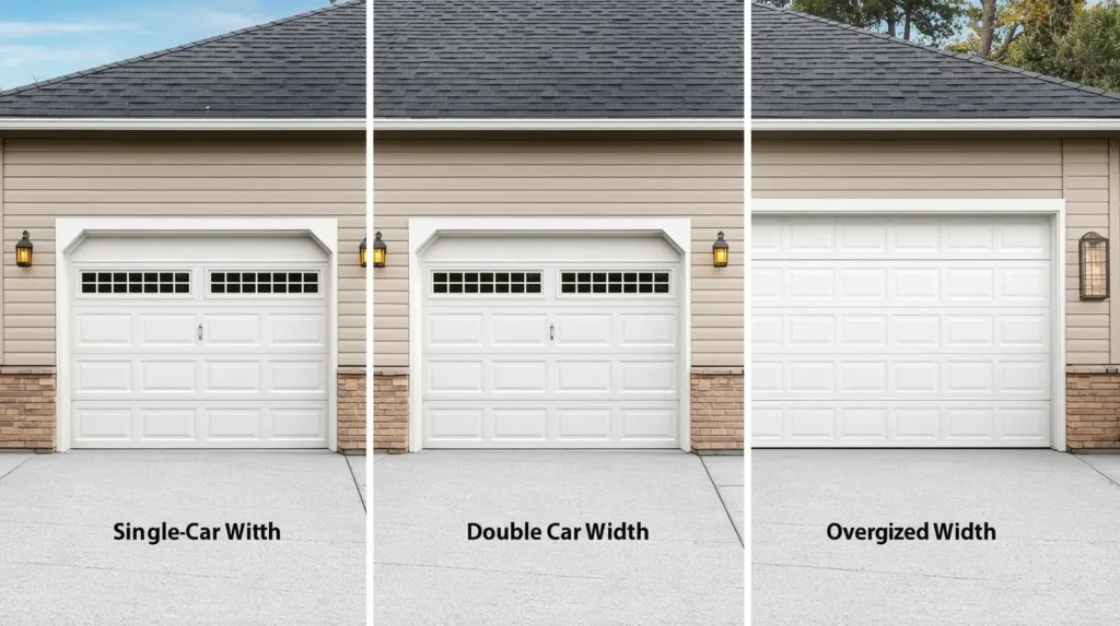 Garage Door Service in Woodbridge, VA size guide