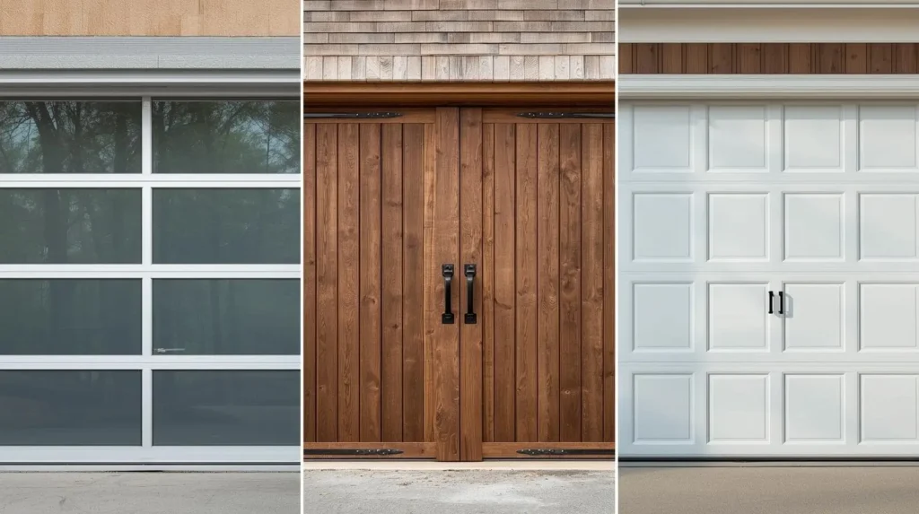 Garage doors come in all looks