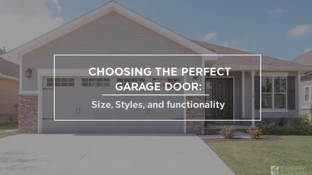 Perfect Garage Door Size, Style & Functionality Guide