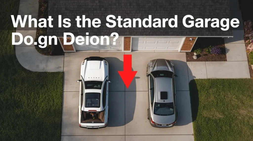 What Is the Standard Garage Door Height A Simple Guide for a 2 car garage